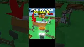 How To Make Prismatic Pie !!!                                           #roblox #growagarden #shorts
