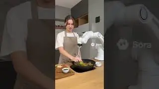 Ai cooking #aicooking #sora #cooking #food #girlchef #ai #viral #future #innovation #shorts #залити