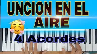 Como Tocar Uncion en el Aire 😇 / Tutorial Piano/ Principiantes