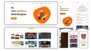 How to Create a Responsive Modern Portfolio Website Using Html CSS JavaScript Beginners to Advanced