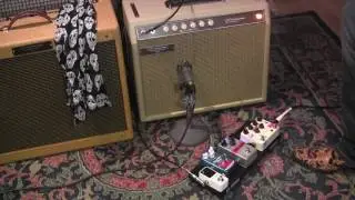 Carls Custom Amps BLONDE CPC-20 demo with multiple pedals & tele