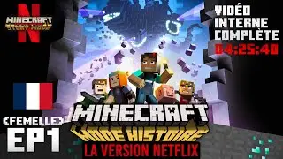 Minecraft: Mode Histoire | EP1: L'Ordre de la Pierre (Netflix) | Vid&eacute;o interne compl&egrave;te - Femelle