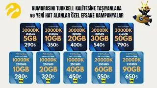 Turkcell Numara Taşıma ve Yeni Hat Fiyatları | Aralık 2025 G&uuml;ncel Liste
