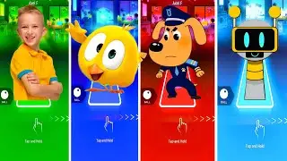 Блиппи 🆚 Где Чики 🆚 Шериф Лабрадор 🆚 Инкредибокс Спрунки - Тайлс Хоп Эдм Раш