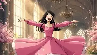 A slow & peaceful anime day trip🌿🌸🪻|Town,cafe, castle &sunset | Relaxing video 
