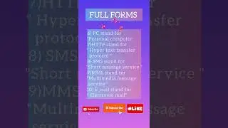 Full form#facts #shorts,👑🌟👍@CuriousShorts1 @QuizBlitz_ #viralshorts