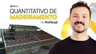 Quantitativo de Madeiramento de Telhado no Archicad