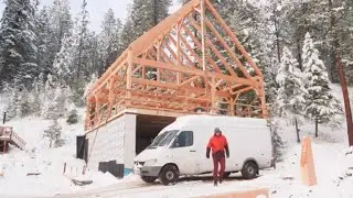 I filmed a TIMBERFRAME BUILD!