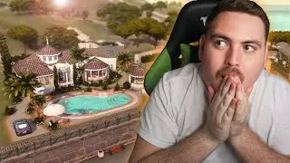 CONSTRUI uma casa MEDITERRANEA COM PISCINA CURVA!!! │ The Sims 4 │ SLOW BUILD