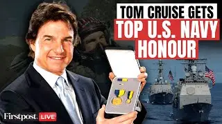 Watch | Tom Cruise Honoured with US Navy&rsquo;s Highest Civilian Award