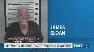 Vinemont man charged after shooting at workers