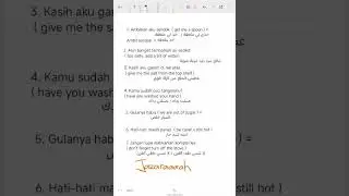 KALIMAT AMIYAH SAUDI DI DAPUR   #amiyahsaudi #bahasaarab #arabsaudi 
