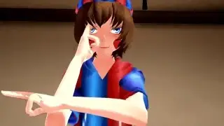 [MMDxFNAFxNyo!APH] Babysitting a weird kid