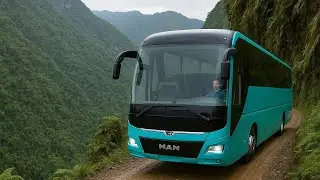 ETS2: MAN Bus on PERU DEATH ROAD! | Extreme Driving Challenge