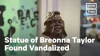 Breonna Taylor Statue Vandalized in Oakland, CA | NowThis