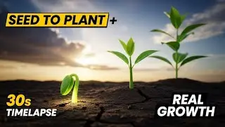 Seed to Plant 🌱  Realistic 3D Plant Growth Timelapse  Fast Timelapse Farming Video  30 Seconds
