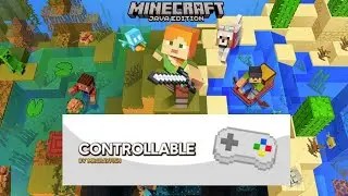 This Mod Minecraft Lets YOU use a CONTROLLER in Java Edition!!