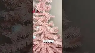 Un &aacute;rbol de Navidad rosa