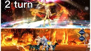 Fate Grand Order - Lostbelt 6 Part 2 - Barghest Boss Battle - 2 turn