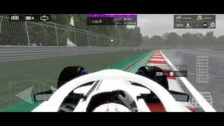 Recreating Ericsson's crash at monza