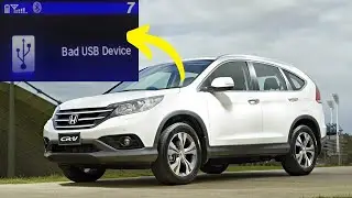Honda CR-V 2012-2014 says &ldquo;Bad USB Device&rdquo;