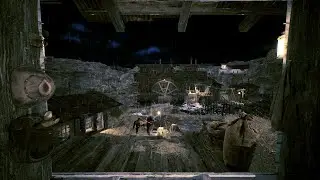 Western Rainy Night Ambience | Window View | 4K