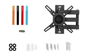 13-42 inch 360 Degree Rotating Full Motion TV Wall Mount Stand - PrimeCables&reg;
