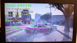 GTA V asus a45vm gt 630m 2 gb i7 3610QM  ram 8gb
