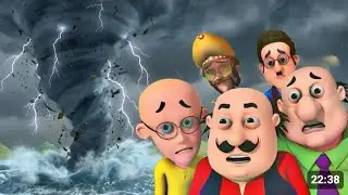 Motu के Furfuri Nagar आया CycloneCyclone Hits Furfuri Nagar – Motu Patlu in Action