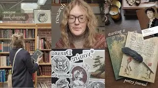 Покупка антикварных книг, ведение поэтического дневника, магистерская диссертация по историческим...