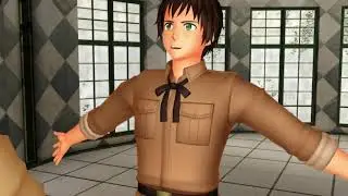 APH MMD || Spamano Hug and kiss