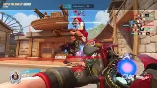 Zarya blizzard world ultimate and tracking - OW