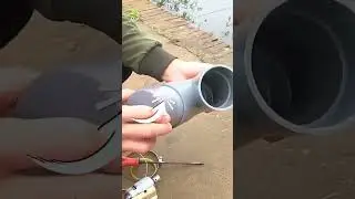 Making an archimedes screw turbine using PVC pipe #goviralvideo #fyp #viral_video #weekendprojects