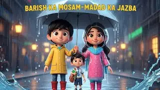 🌧️ Rain Story for Kids | Ali & Dua Helping Others | #ZeenoKids