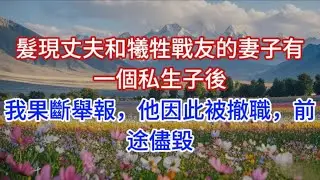 髮現丈夫和犧牲戰友的妻子有一個私生子後，我果斷舉報，他因此被撤職，前途儘毀