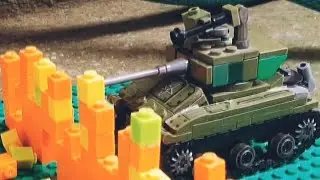 Type 97 Chi-Ha vs M4 Sherman Duel | Ww2 Tank Battle Stop Motion