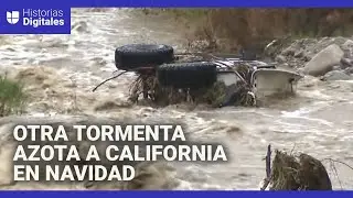 Nieve, lluvias torrenciales y fuertes vientos: otra tormenta azota a California en Navidad