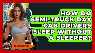 How Do Semi-truck Day Cab Drivers Sleep Without A Sleeper? - Big Truck Lovers