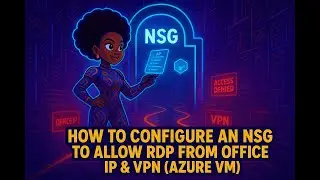 How to Configure Azure NSG to Allow RDP from Office IP & VPN | Secure Azure VM Access