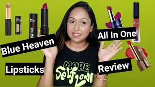Blue Heaven All Lipsticks Review Hindi | Blue Heaven Lipstick Ka Review | Blue Heaven Lipsticks |
