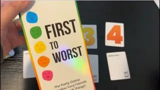 FIRST TO WORST Party Game - The Card Game About How Your Friends and Family Rank | Product Review