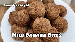 Milo Banana Bites Recipe 🥰 #mamiimae #recipe #recipeshare 