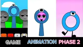XMy NEW! Sprunki OC: O (from Alphabet Lore) | Game vs Animation vs Phase 2 | Tunelo