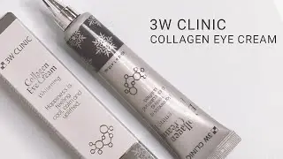 3W CLINIC Collagen Eye Cream Whitening Unboxing