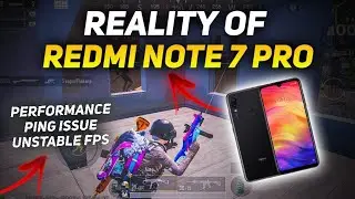 REALITY OF REDMI NOTE 7 PRO 🔱 SMOOTH + 60FPS PUBG / BGMI TEST 2025⚡