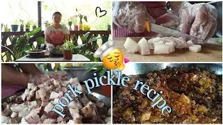 Simple and tasty pork pickle recipe | northeast pork pickle recipe #chalanghakhun