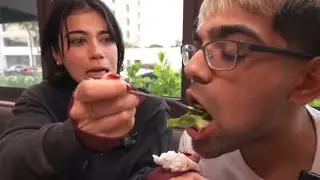 Neon And Sara Saffari Go Out To Eat And He Got Spoon Fed The Whole Time 😭 