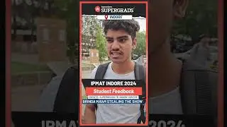 IPMAT Indore 2024 Exam 📢| Live Students Reaction Outside Exam Centre | From Indore Centre #shorts