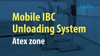 Mobile IBC Unloading Pump System for Aggressive Chemicals in ATEX Zones