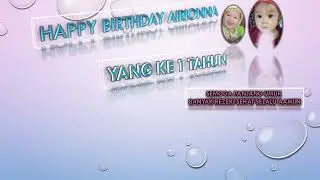 SELAMAT ULANG TAHUN AIRIONNA